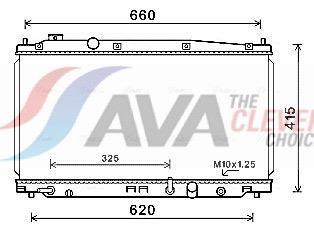 Radiateur moteur (Radiateur de refroidissement) AVA Deutschland GmbH ref. HD2277
