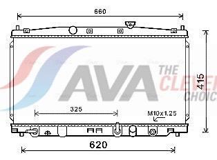 Radiateur moteur (Radiateur de refroidissement) AVA Deutschland GmbH ref. HD2288