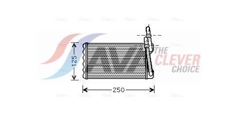 Radiateur de chauffage AVA Deutschland GmbH ref. HD6203
