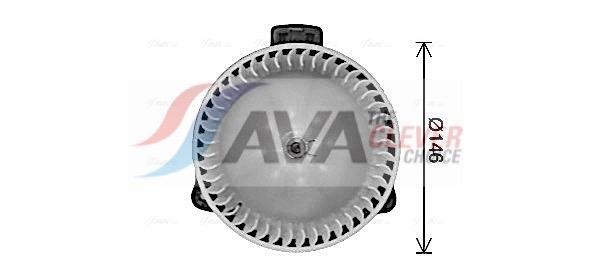 Pulseur d'air habitacle (Ventilateur habitacle) AVA Deutschland GmbH ref. HD8318