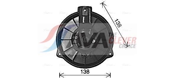 Pulseur d'air habitacle (Ventilateur habitacle) AVA Deutschland GmbH ref. HD8318