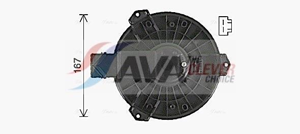 Pulseur d'air habitacle (Ventilateur habitacle) AVA Deutschland GmbH ref. HD8327
