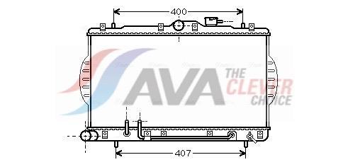 Radiateur moteur (Radiateur de refroidissement) AVA Deutschland GmbH ref. HY2034