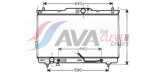 Radiateur moteur (Radiateur de refroidissement) AVA Deutschland GmbH HY2114