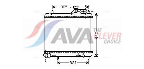 Radiateur moteur (Radiateur de refroidissement) AVA Deutschland GmbH ref. HY2125