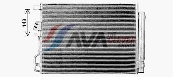 Condenseur, climatisation (Radiateur de climatisation) AVA Deutschland GmbH ref. HY5469D