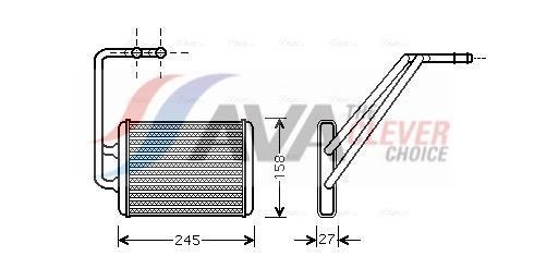 Radiateur de chauffage AVA Deutschland GmbH ref. HY6121