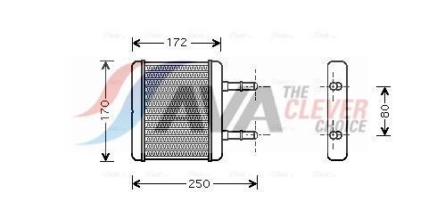 Radiateur de chauffage AVA Deutschland GmbH ref. HY6137