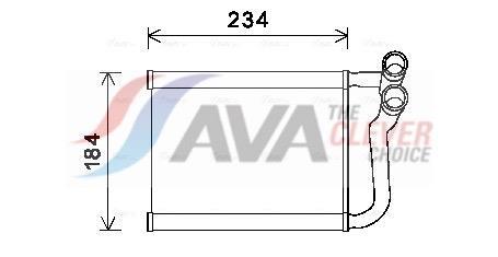 Radiateur de chauffage AVA Deutschland GmbH ref. HY6253