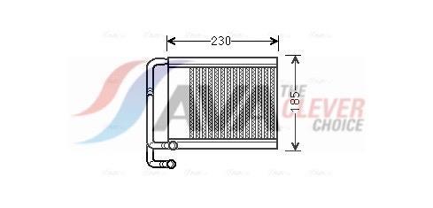Radiateur de chauffage AVA Deutschland GmbH ref. HY6313