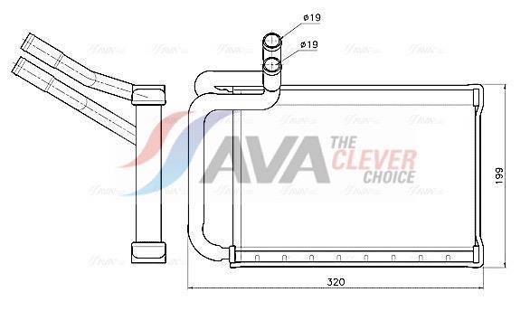 Radiateur de chauffage AVA Deutschland GmbH ref. HY6603
