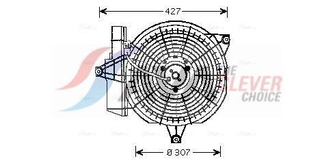 Ventilateur de refroidissement du moteur (Motoventilateur) AVA Deutschland GmbH HY7515