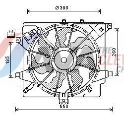 Ventilador do motor AVA Deutschland GmbH ref. HY7563