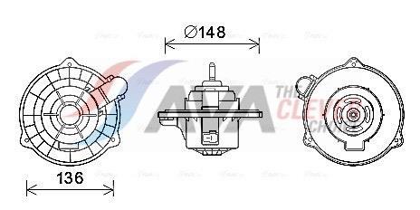 Pulseur d'air habitacle (Ventilateur habitacle) AVA Deutschland GmbH ref. HY8404