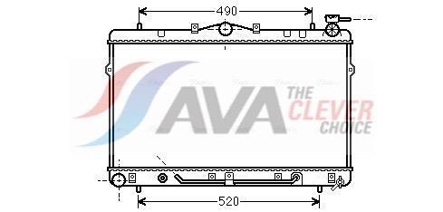 Radiateur moteur (Radiateur de refroidissement) AVA Deutschland GmbH ref. HYA2044