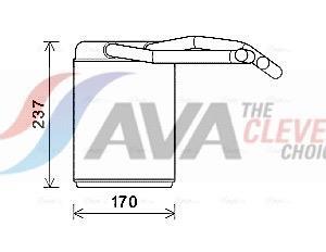 Radiateur de chauffage AVA Deutschland GmbH ref. HYA6446