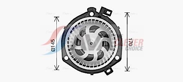 Pulseur d'air habitacle (Ventilateur habitacle) AVA Deutschland GmbH ref. IV8503