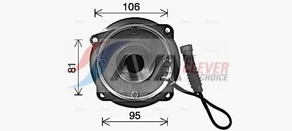 Embrayage, ventilateur de radiateur (Embrayage ventilateur moteur) AVA Deutschland GmbH IVC157