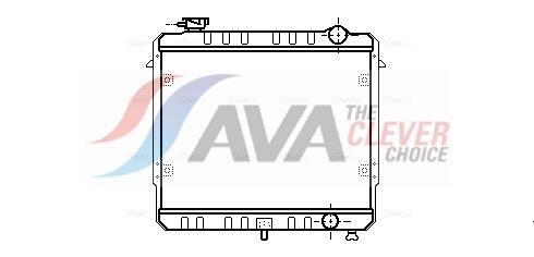 Radiateur moteur (Radiateur de refroidissement) AVA Deutschland GmbH ref. JE2033