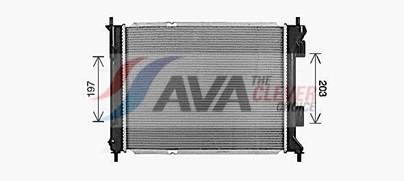 Radiateur moteur (Radiateur de refroidissement) AVA Deutschland GmbH ref. KA2327