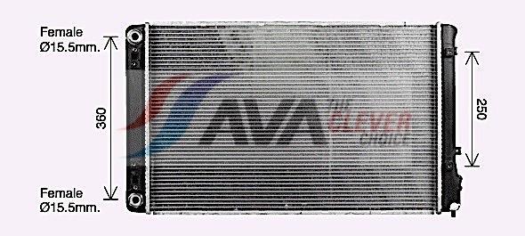 Radiateur, batterie de traction AVA Deutschland GmbH KA2332