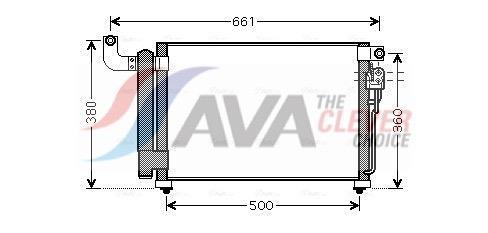 Condenseur, climatisation (Radiateur de climatisation) AVA Deutschland GmbH ref. KA5082D