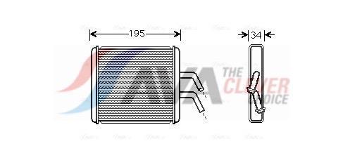 Radiateur de chauffage AVA Deutschland GmbH ref. KA6044