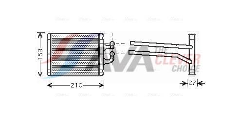 Radiateur de chauffage AVA Deutschland GmbH ref. KA6067