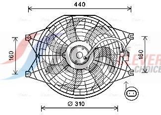 Ventilador do motor AVA Deutschland GmbH ref. KA7537