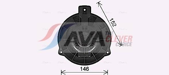 Pulseur d'air habitacle (Ventilateur habitacle) AVA Deutschland GmbH ref. KA8309