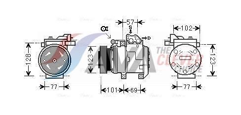 Compressor de climatização AVA Deutschland GmbH ref. KAK146