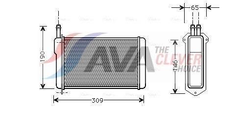 Radiateur de chauffage AVA Deutschland GmbH ref. LA6009