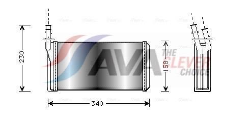 Radiateur de chauffage AVA Deutschland GmbH ref. LC6074