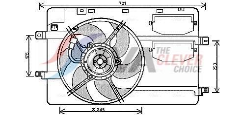 Ventilador do motor AVA Deutschland GmbH ref. MC7506
