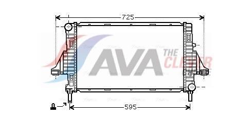 Radiateur moteur (Radiateur de refroidissement) AVA Deutschland GmbH ref. MCA2006