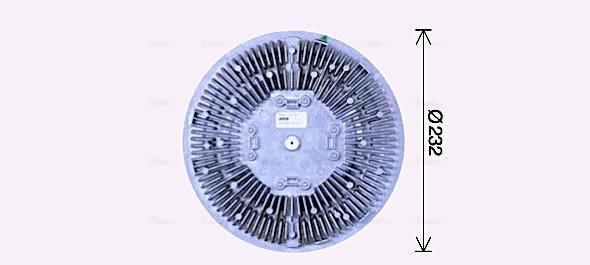 Embrayage, ventilateur de radiateur (Embrayage ventilateur moteur) AVA Deutschland GmbH MNC077