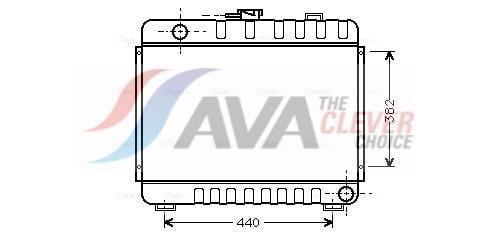 Radiateur moteur (Radiateur de refroidissement) AVA Deutschland GmbH ref. MS2045