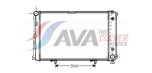 Radiateur moteur (Radiateur de refroidissement) AVA Deutschland GmbH ref. MS2061