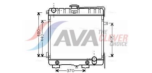 Radiateur moteur (Radiateur de refroidissement) AVA Deutschland GmbH MS2316