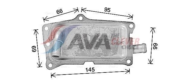 Radiador de aceite, transmisión automática AVA Deutschland GmbH ref. MS3752