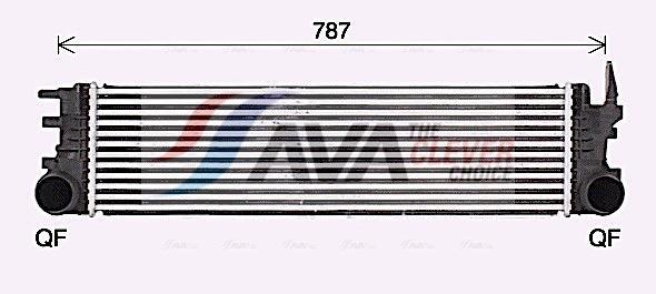 Intercooler permutador ar-ar AVA Deutschland GmbH ref. MS4721