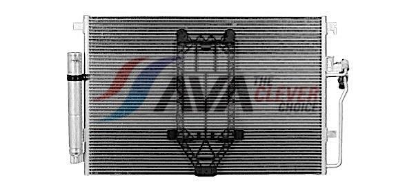 Condenseur, climatisation (Radiateur de climatisation) AVA Deutschland GmbH MS5724D