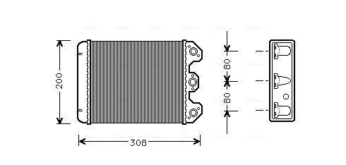 Radiateur de chauffage AVA Deutschland GmbH MS6102