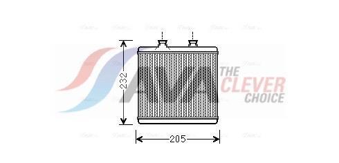 Radiateur de chauffage AVA Deutschland GmbH ref. MS6472