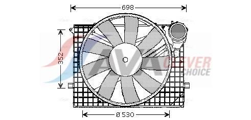 Ventilador do motor AVA Deutschland GmbH ref. MS7505