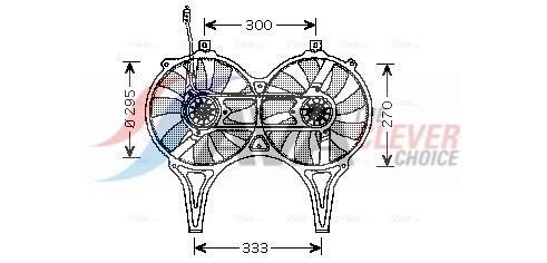 Ventilador do motor AVA Deutschland GmbH ref. MS7514