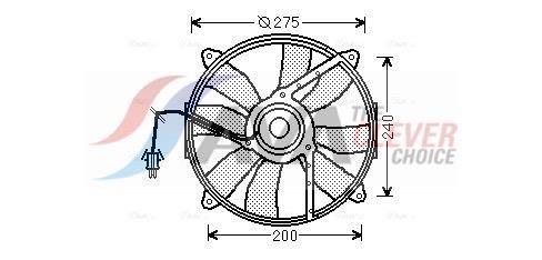 Ventilador do motor AVA Deutschland GmbH ref. MS7520