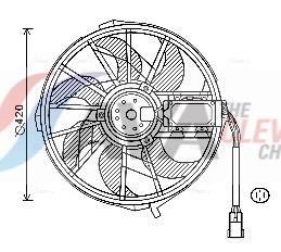 Ventilateur de refroidissement du moteur (Motoventilateur) AVA Deutschland GmbH ref. MS7656