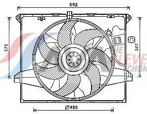 Ventilador do motor AVA Deutschland GmbH ref. MS7671