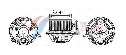 Ventilador de habitáculo AVA Deutschland GmbH ref. MS8608